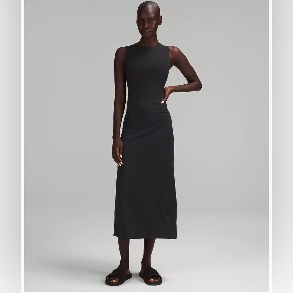 Lululemon All Aligned Ribbed Midi Dress